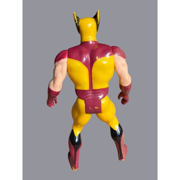 Vintage 1984 Marvel Wolverine Action Figure - Yellow & Red Suit - Collectible To - Picture 7 of 12